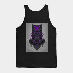 Black mask panther Tank Top